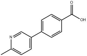 4-(4-(Carboxypyridin-3-yl)benzoic acid Structure