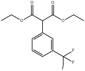 DIETHYL 3-TRIFLUOROMETHYLPHENYL MALONATE Struktur