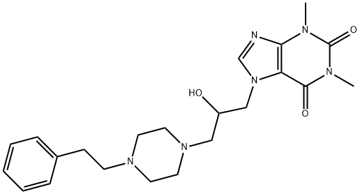 7-[3-(4-Phenethyl-1-piperazinyl)-2-hydroxypropyl]-1,3-dimethyl-7H-purine-2,6(1H,3H)-dione|