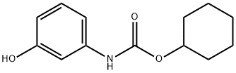 N-(3-Hydroxyphenyl)carbamic acid cyclohexyl ester Structure