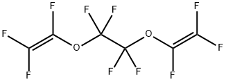1,1'-[(1,1,2,2-テトラフルオロ-1,2-エタンジイル)ビスオキシ]ビス(1,2,2-トリフルオロエテン) 化学構造式
