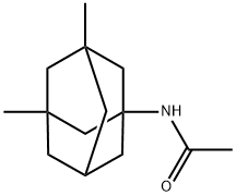 1-Actamido-3,5-dimethyladmantane Struktur
