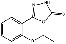 5-(2-ETHOXYPHENYL)-1,3,4-OXADIAZOLE-2-THIOL 化学構造式