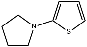 2-PYRROLIDINO-THIOPHENE 化学構造式