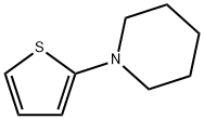 N-(2-噻吩基)哌啶 结构式
