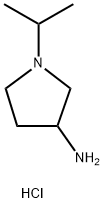 1-异丙基-3-氨基吡咯烷二盐酸盐 结构式