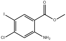 4-氯-5-碘-2-氨基苯甲酸甲酯, 199850-56-1, 结构式