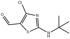 4-CHLORO-2-(TERT-BUTYLAMINO)-5-THIAZOLECARBOXALDEHYDE,199851-22-4,结构式