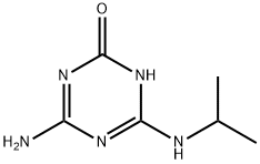 4-アミノ-6-(イソプロピルアミノ)-s-トリアジン-2-オール 化学構造式