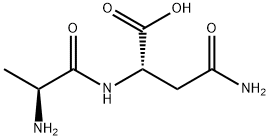 DL-ALANYL-DL-ASPARAGINE Structure