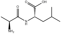 DL-丙氨酰基-DL-亮氨酸 结构式