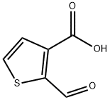 2-Formyl-3-thiophenecarboxylic acid Structure