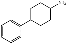 4-フェニルシクロヘキサンアミン 化学構造式