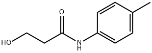 3-羟基-N-(4-甲基苯基)丙酰胺, 199929-31-2, 结构式