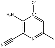 2-AMINO-3-CYANO-5-METHYLPYRAZINE 1-OXIDE Structure