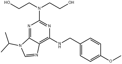 2(BIS-(HYDROXYETHYL)AMINO)-6-(4-METHOXYBENZYLAMINO)-9-ISOPROPYL-PURINE price.