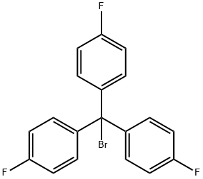 4,4',4''-三氟代三苯甲基溴,200004-38-2,结构式