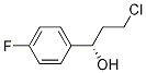 (1S)-3-chloro-1-(4-fluorophenyl)propan-1-ol Structure