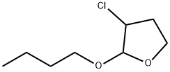 2-Butoxy-3-chlorotetrahydrofuran 结构式