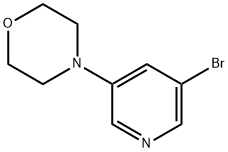 3-溴-5-(4-吗啉基)吡啶, 200064-13-7, 结构式