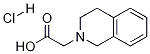 (1,2,3,4-Tetrahydro-2-isoquinolyl)acetic acid hydrochloride Structure