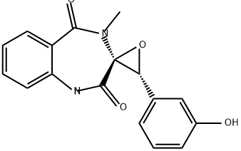 (-)-圆弧菌醇 结构式