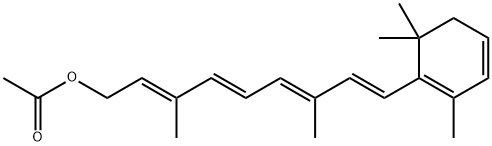 3-Dehydro Retinol Acetate Structure