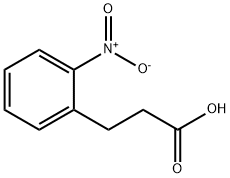 3-(2-硝基苯基)丙酸, 2001-32-3, 结构式