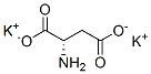 (S)-2-アミノブタン二酸ジカリウム 化学構造式