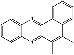 5,6-dimethylbenz(a)phenazine 结构式