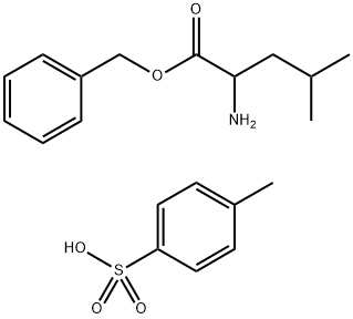 H-DL-LEU-OBZL P-TOSYLATE Struktur
