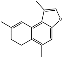 6,7-Dihydro-1,5,8-trimethylnaphtho[2,1-b]furan Structure