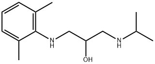 1-(Isopropylamino)-3-(2,6-xylidino)-2-propanol 结构式