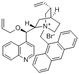 O-Allyl-N-(9-anthracenylmethyl)cinchonidinium bromide Structure