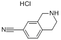1,2,3,4-TETRAHYDROISOQUINOLINE-7-CARBONITRILE HYDROCHLORIDE Structure
