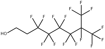 1H,1H,2H,2H-PERFLUORO-7-METHYLOCTAN-1-OL 化学構造式