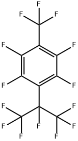パーフルオロ(4-イソプロピルトルエン) 化学構造式