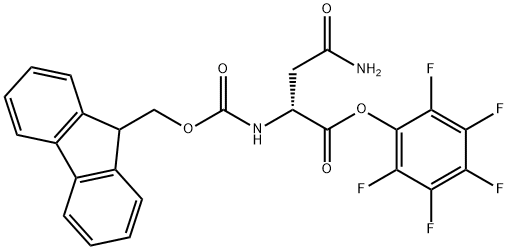 FMOC-D-ASN-OPFP Struktur