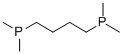 1,4-双(二甲基膦)丁烷, 200194-52-1, 结构式
