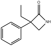 3-Ethyl-3-phenylazetidin-2-one 结构式