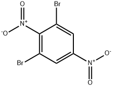 1,3-ジブロモ-2,5-ジニトロベンゼン 化学構造式