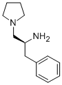 (S)-A-苄基-1-吡咯烷乙胺 结构式