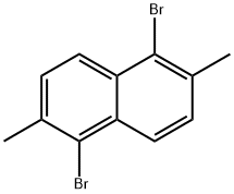 1,5-DIBROMO-2,6-DIMETHYL-NAPHTHALENE Struktur