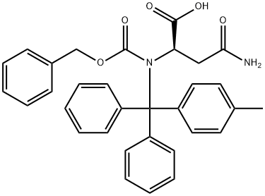 Z-D-ASN(MTT)-OH Struktur