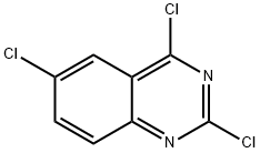 2,4,6-TRICHLOROQUINAZOLINE Structure