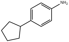 BENZENAMINE, 4-CYCLOPENTYL- Structure