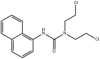 1,1-bis(2-chloroethyl)-3-naphthalen-1-yl-urea 结构式