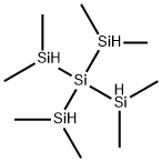 四(二甲基硅)硅烷, 2003-85-2, 结构式