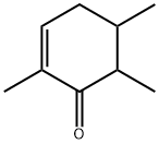 2,5,6-trimethylcyclohex-2-en-1-one 结构式