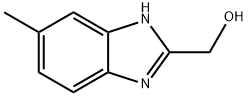 (6-甲基-1H-苯并咪唑-2-基)甲醇 结构式